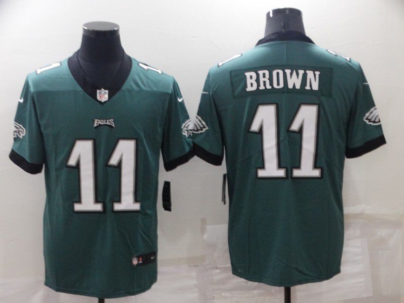 Men Philadelphia Eagles #11 Brown Green 2022 Nike Limited Vapor Untouchable NFL Jersey->san francisco giants->MLB Jersey